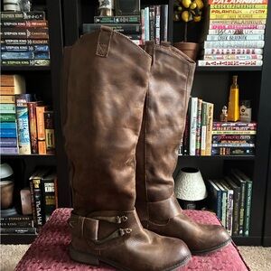 Brown Knee-High Boots
